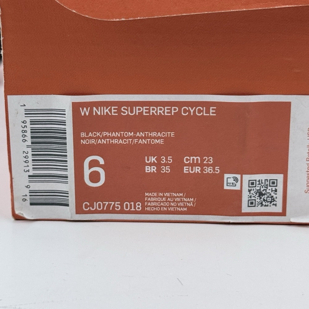 Nike SuperRep Cycle Tiger Indoor Cycling Shoes Womens 6 CJ0775-018 - Picture 16 of 16